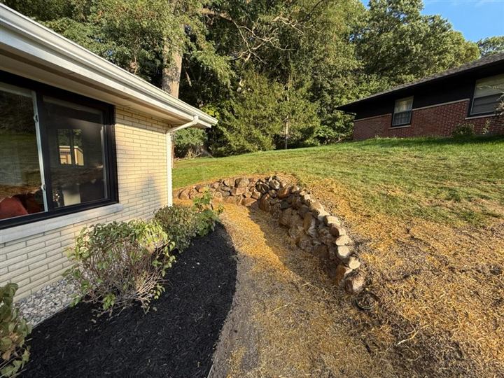 Landscape bed renovation in progress