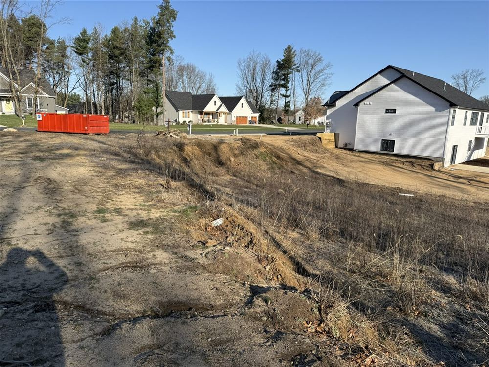 Empty lot before construction